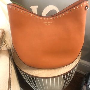 henri bendel Crossbody Hobo in Chipmunk Brown